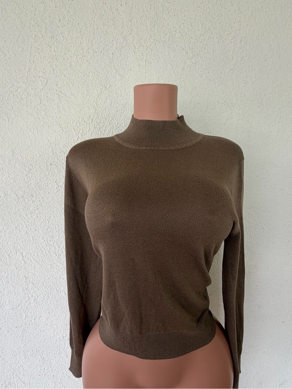 Calvin Klein Jeans Women's Brown Turtleneck Sweater